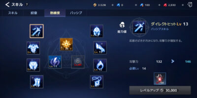 テラクラシックの装備強化画像