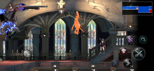 Bloodstained: Ritual of the Night ストレイトアロー空中の敵にヒット