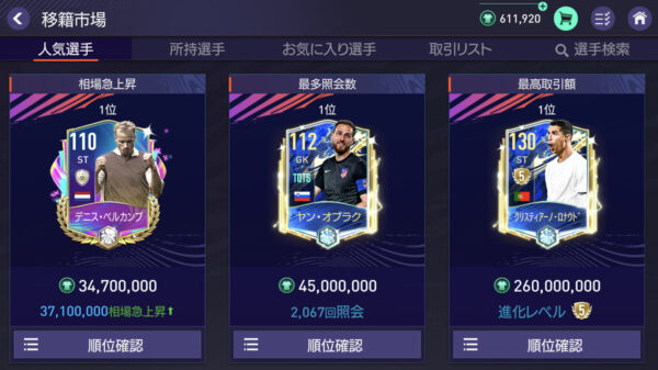 FIFAモバイル 市場1