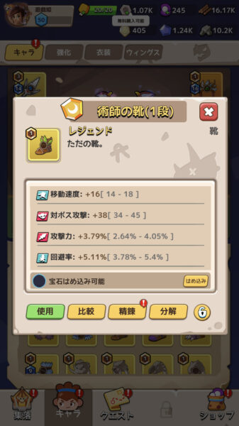 ケイブシューター 靴ギア