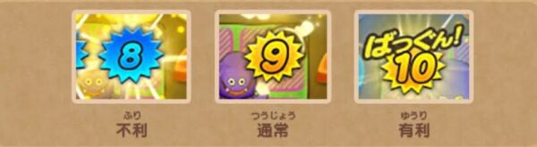 【ドラゴンクエストけしケシ】相性攻撃のダメージ