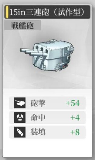 【ヴェルヴェットコード】15in三連砲(試作)